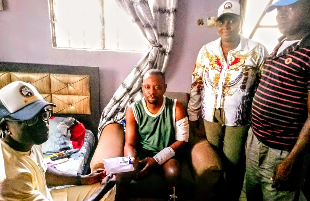 A Heartfelt Visit to Support Mr. Niyi in His Recovery Journey.